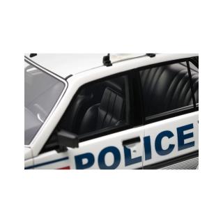 RENAULT 18 TURBO POLICE NATIONALE 1982 OttO mobile 1:18 Resinemodell (Türen, Motorhaube... nicht zu öffnen!)